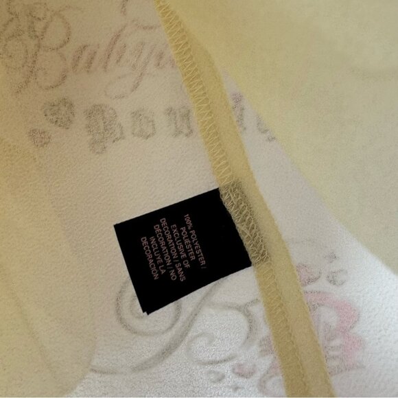 Victoria secret blouse boho crochet ruffle lightweight cream white yellow - Picture 8 of 9